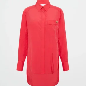 Online Aje ATHLETICA Side Split Windbreaker Shirt 406 Watermelon Pink
