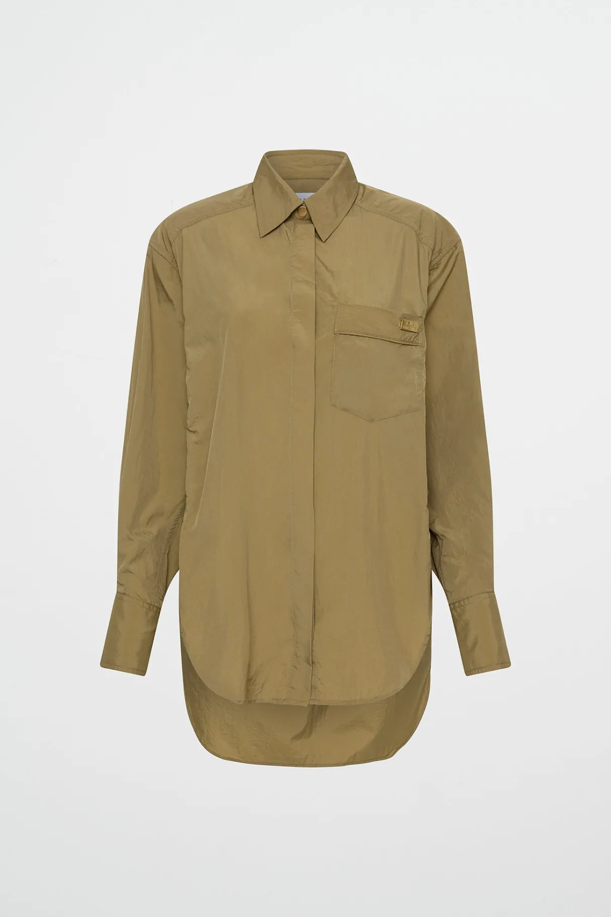 side_split_windbreaker_shirt__1-5.webp Cheap Aje ATHLETICA Side Split Windbreaker Shirt 406 Soft Khaki