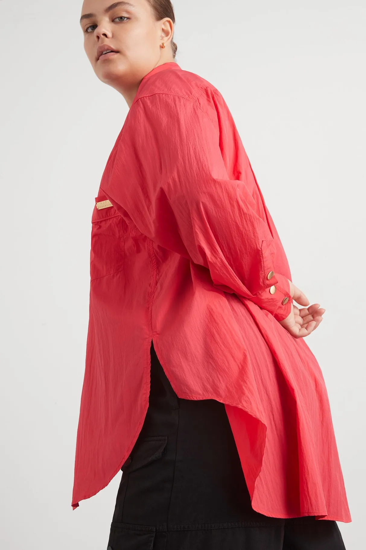 side_split_windbreaker_shirt__13-1.webp Online Aje ATHLETICA Side Split Windbreaker Shirt 406 Watermelon Pink