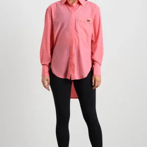 Sale Aje ATHLETICA Side Split Windbreaker Shirt 406 Deep Blush