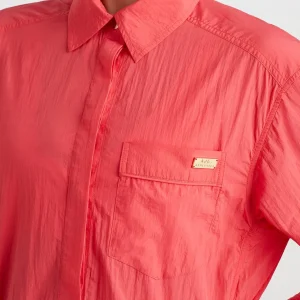 Online Aje ATHLETICA Side Split Windbreaker Shirt 406 Watermelon Pink