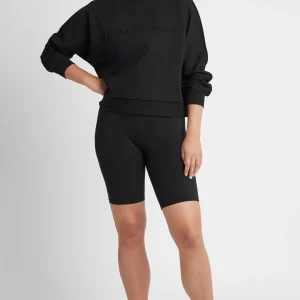 Sale Aje ATHLETICA Signature Embossed Logo Crew Jumper 401 Black