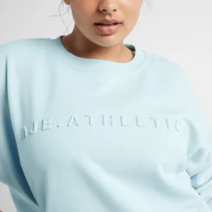 Online Aje ATHLETICA Signature Embossed Logo Crew Jumper 401 Ice Blue
