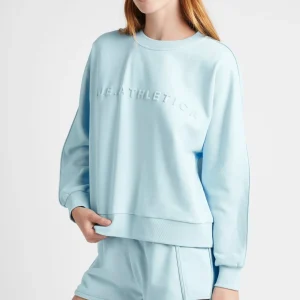Online Aje ATHLETICA Signature Embossed Logo Crew Jumper 401 Ice Blue