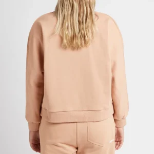 Sale Aje ATHLETICA Signature Embossed Logo Crew Jumper 401 Sand