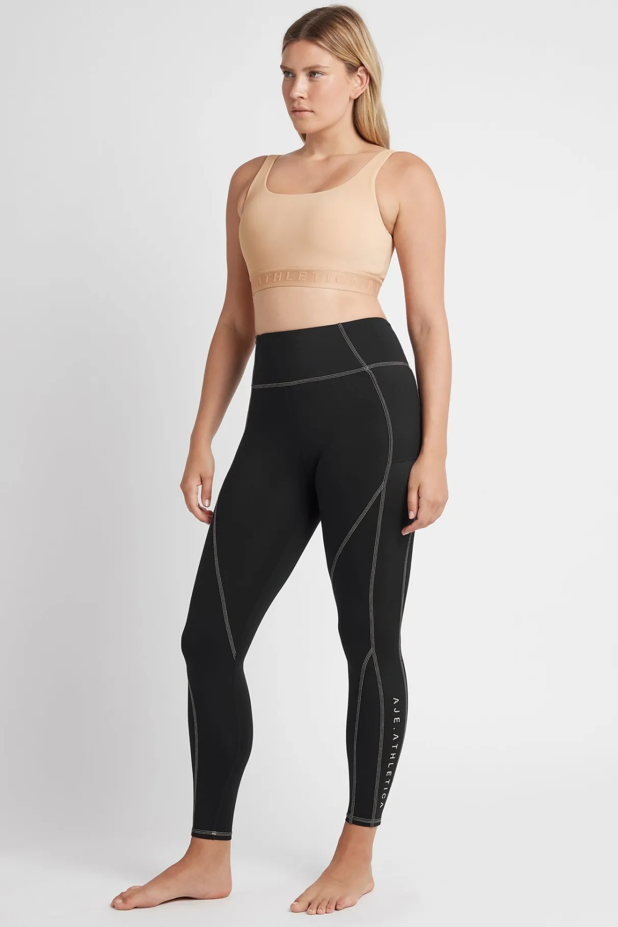 signature_logo_full_length_legging__6.webp Sale Aje ATHLETICA Signature Logo Full Length Legging 201 Black-Sand