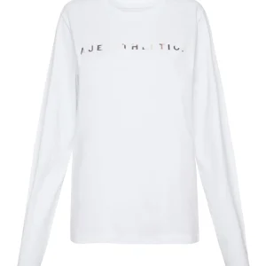 Hot Aje ATHLETICA Signature Logo Long Sleeve T-Shirt 127 White/Marble