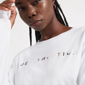 Hot Aje ATHLETICA Signature Logo Long Sleeve T-Shirt 127 White/Marble