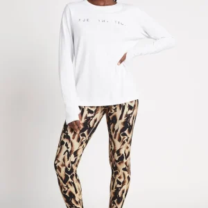 Hot Aje ATHLETICA Signature Logo Long Sleeve T-Shirt 127 White/Marble