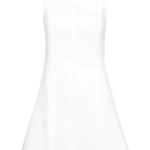 Cheap Aje ATHLETICA Signature Logo Spacer Knit Mini Dress 802 White