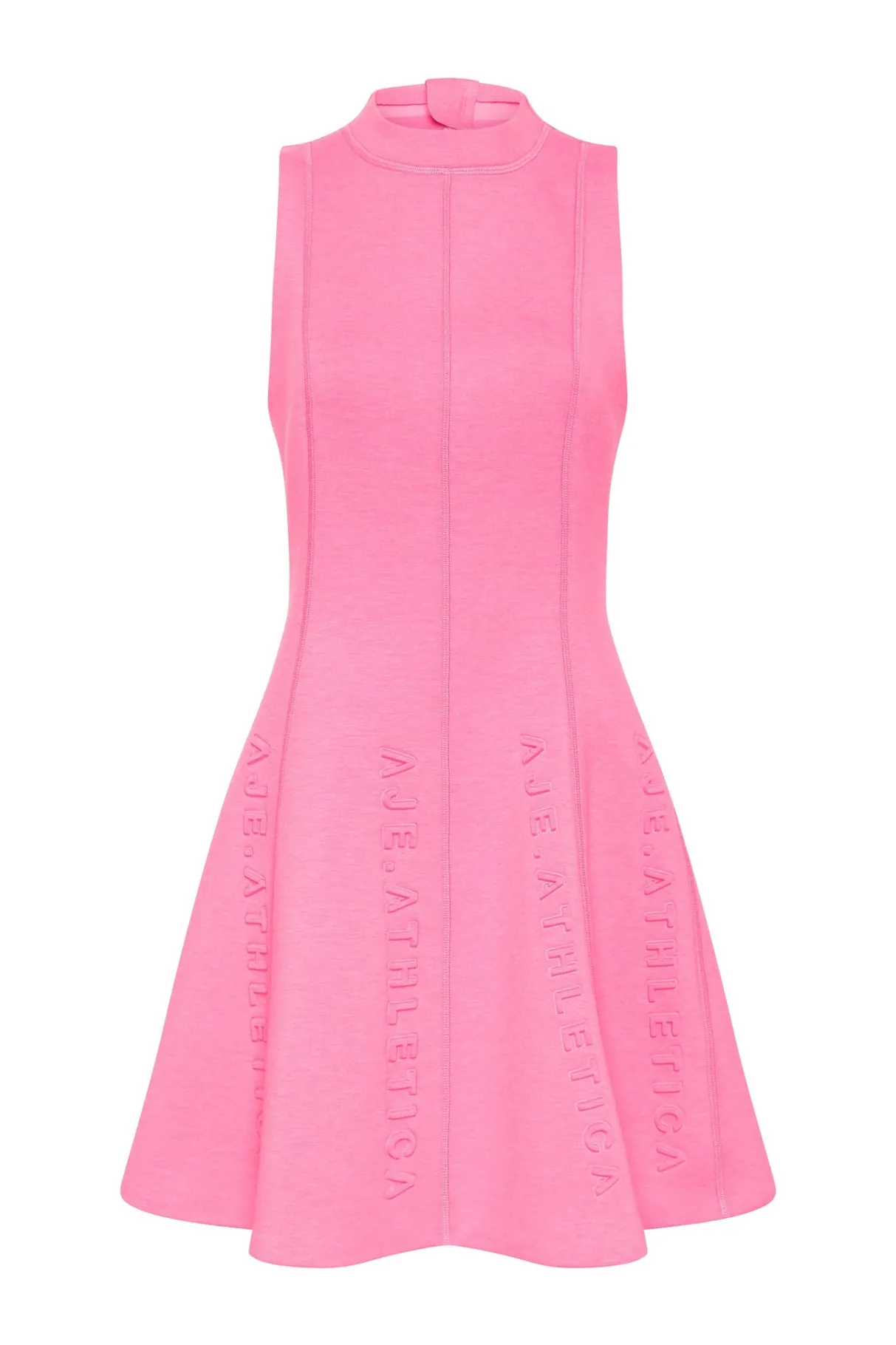 signature_logo_spacer_knit_mini_dress__1-2.webp Best Sale Aje ATHLETICA Signature Logo Spacer Knit Mini Dress 802 Dahlia Pink