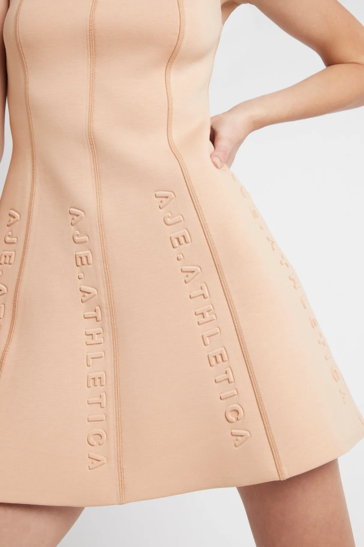 signature_logo_spacer_knit_mini_dress__4.webp New Aje ATHLETICA Signature Logo Spacer Knit Mini Dress 802 Sand
