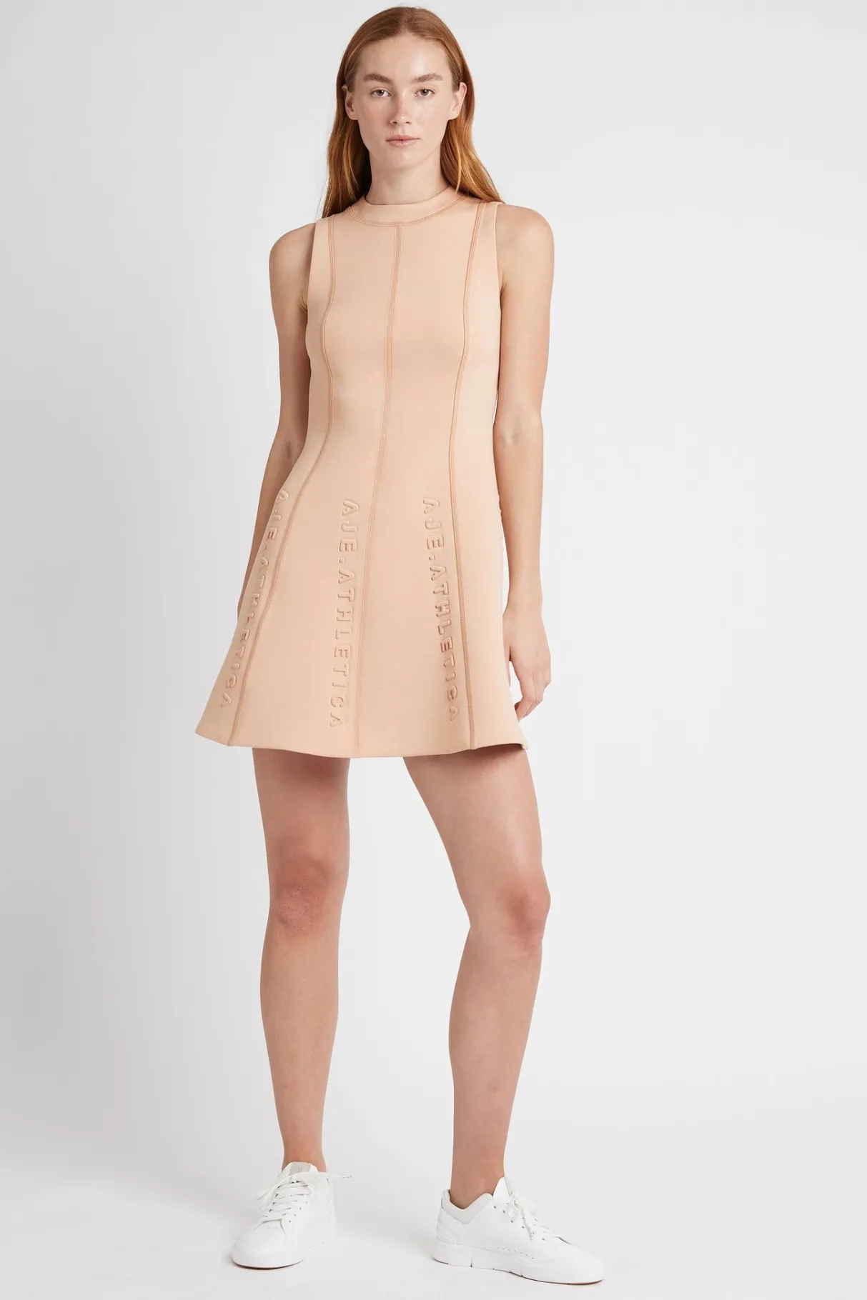 signature_logo_spacer_knit_mini_dress__6.webp New Aje ATHLETICA Signature Logo Spacer Knit Mini Dress 802 Sand