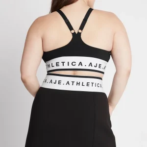 Fashion Aje ATHLETICA Signature Logo Sports Bra 313 Black/White