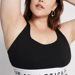 Fashion Aje ATHLETICA Signature Logo Sports Bra 313 Black/White
