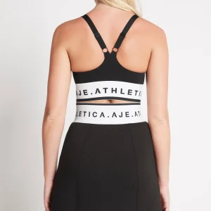 Fashion Aje ATHLETICA Signature Logo Sports Bra 313 Black/White