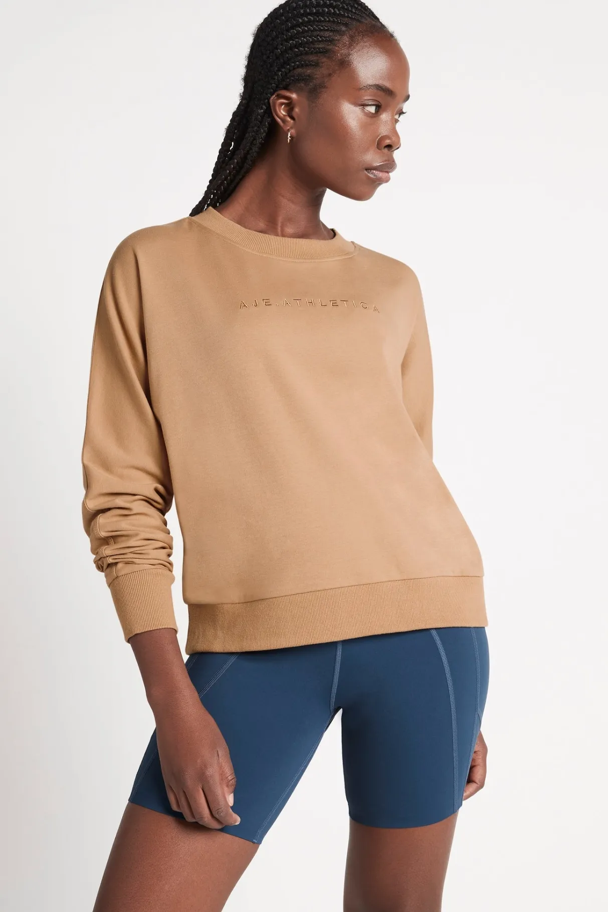 signature_logo_sweatshirt__0-2.webp Online Aje ATHLETICA Signature Logo Sweatshirt 122 Beige