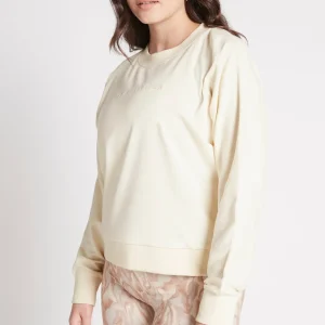 Discount Aje ATHLETICA Signature Logo Sweatshirt 122 Light Ivory