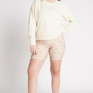 Discount Aje ATHLETICA Signature Logo Sweatshirt 122 Light Ivory