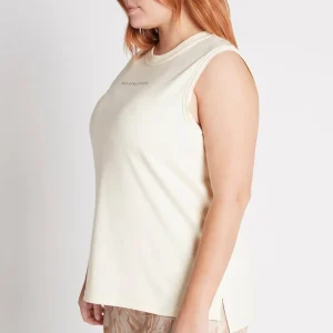 Best Sale Aje ATHLETICA Signature Logo Tank 101 Light Ivory/Gold