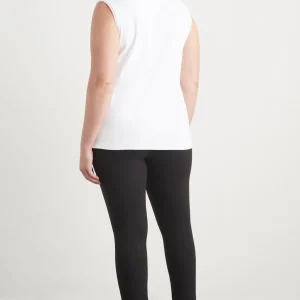 Fashion Aje ATHLETICA Signature Logo Tank 101 White/Citrus Yellow