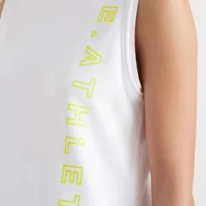Fashion Aje ATHLETICA Signature Logo Tank 101 White/Citrus Yellow