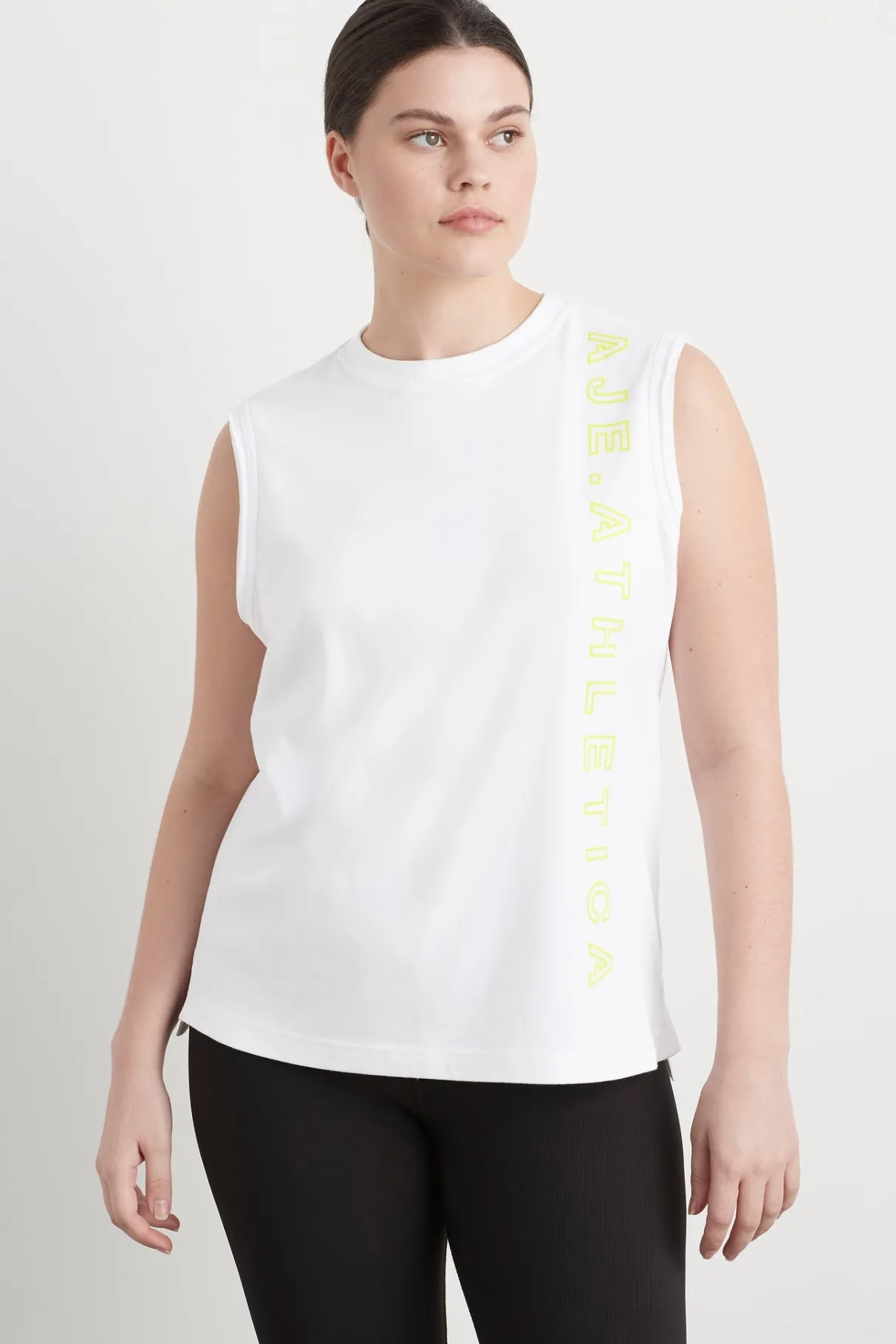 signature_logo_tank__5-1.webp Fashion Aje ATHLETICA Signature Logo Tank 101 White/Citrus Yellow