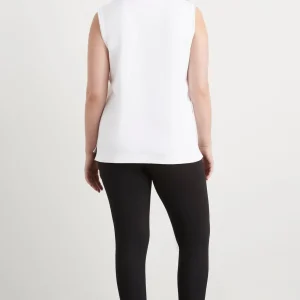 Fashion Aje ATHLETICA Signature Logo Tank 101 White/Citrus Yellow