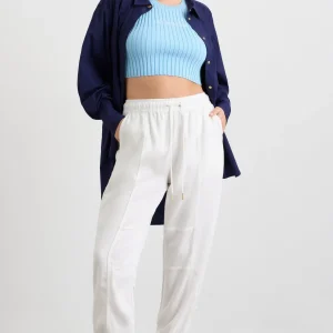 Clearance Aje ATHLETICA Signature Logo Trackpants 502 White