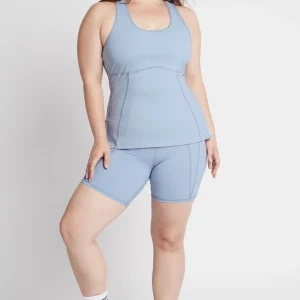 Discount Aje ATHLETICA Signature Logo Training Tank 115 Steel Blue/White