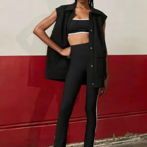 Online Aje ATHLETICA Sleeveless Waffle Jacket 785 Black