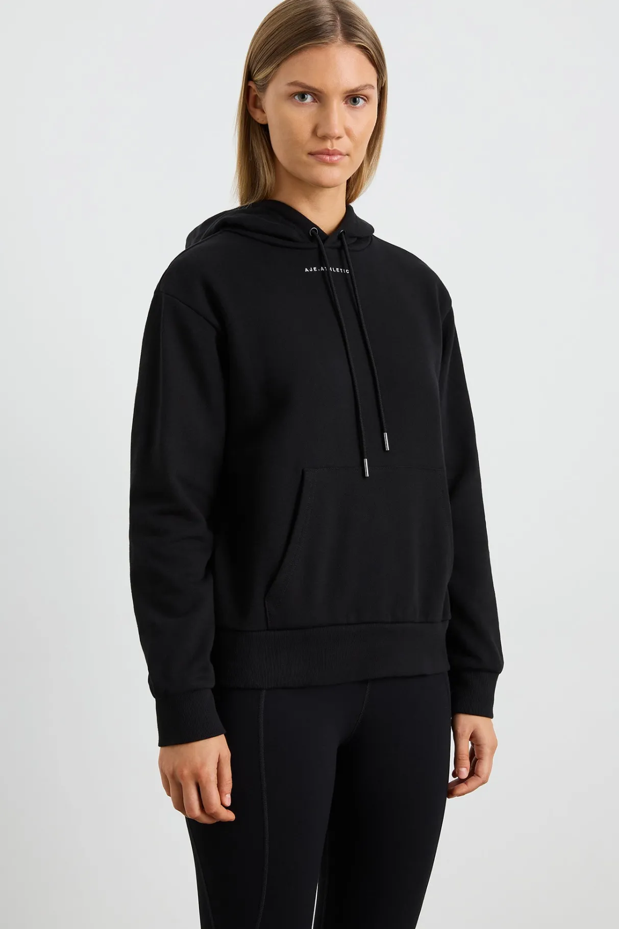 slim_fit_hoodie__0.webp Fashion Aje ATHLETICA Slim Fit Hoodie 709 Black