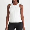 Sale Aje ATHLETICA Slim Knitted Tank 107 White