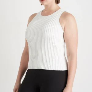 Sale Aje ATHLETICA Slim Knitted Tank 107 White