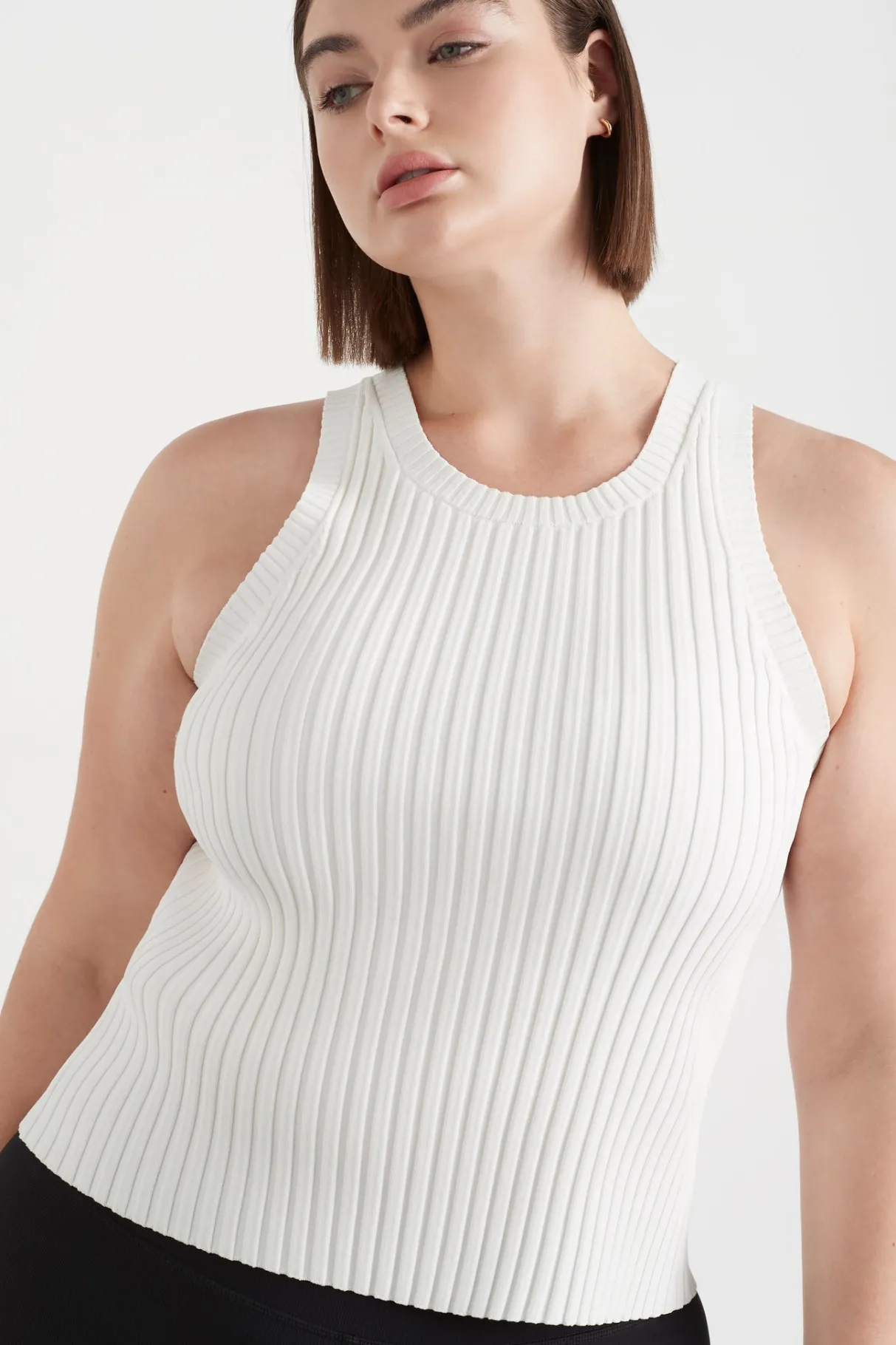 slim_knitted_tank__12-2.webp Sale Aje ATHLETICA Slim Knitted Tank 107 White