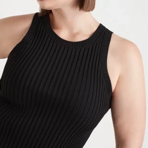 Clearance Aje ATHLETICA Slim Knitted Tank 107 Black