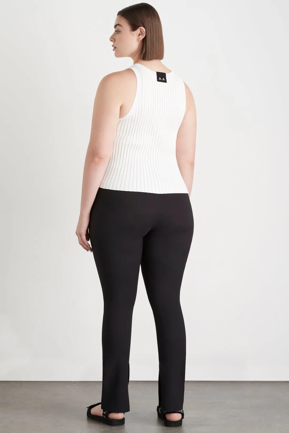 slim_knitted_tank__13-2.webp Sale Aje ATHLETICA Slim Knitted Tank 107 White