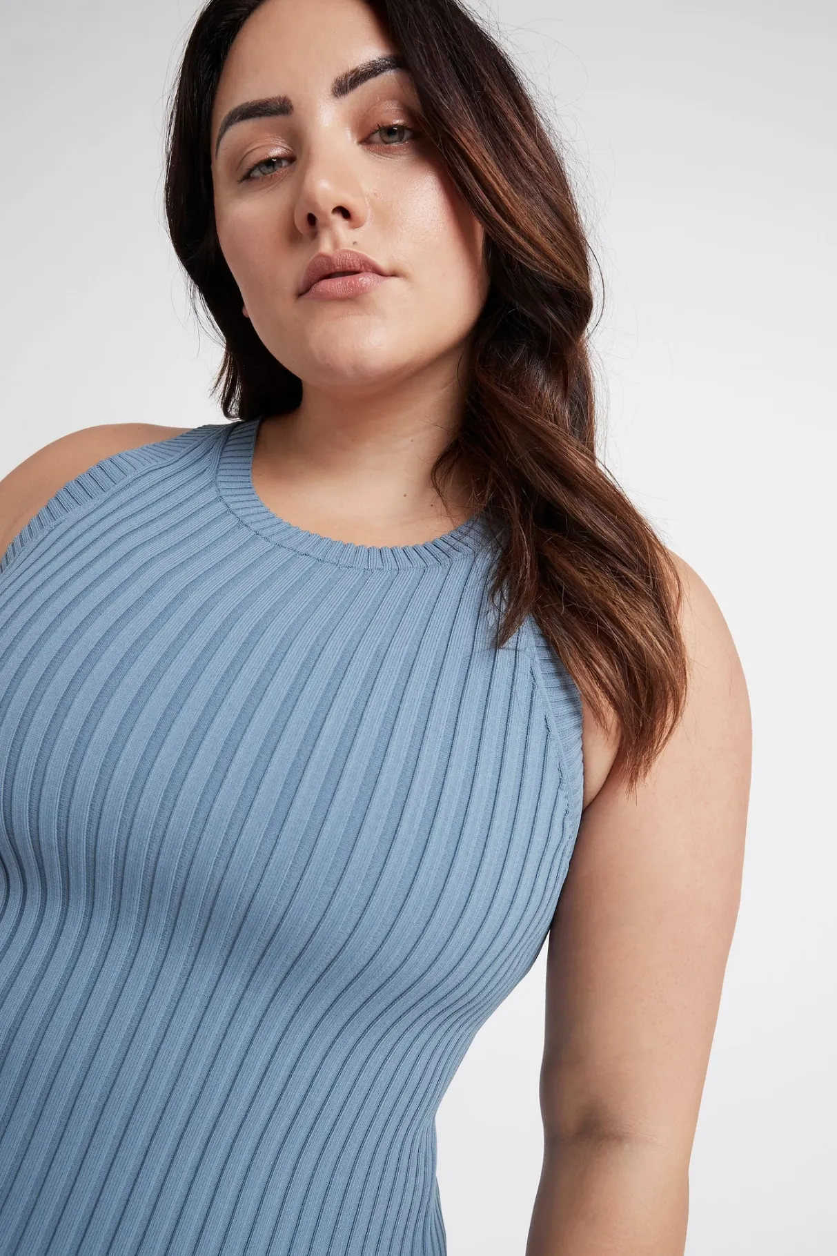 slim_knitted_tank__13.webp Sale Aje ATHLETICA Slim Knitted Tank 107 Storm Blue