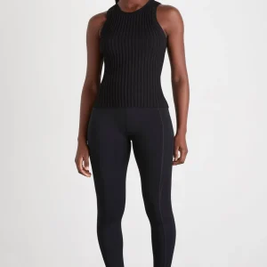 Clearance Aje ATHLETICA Slim Knitted Tank 107 Black
