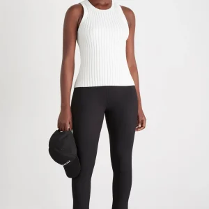 Sale Aje ATHLETICA Slim Knitted Tank 107 White