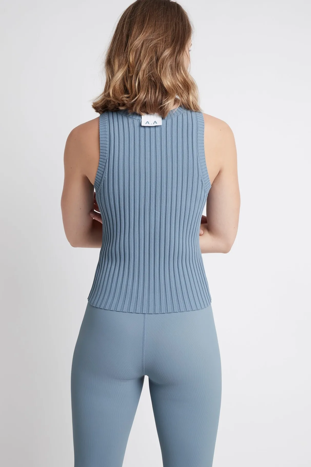 slim_knitted_tank__4-1.webp Sale Aje ATHLETICA Slim Knitted Tank 107 Storm Blue