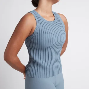 Sale Aje ATHLETICA Slim Knitted Tank 107 Storm Blue