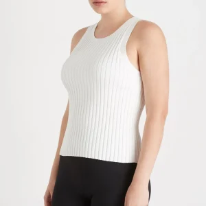 Sale Aje ATHLETICA Slim Knitted Tank 107 White