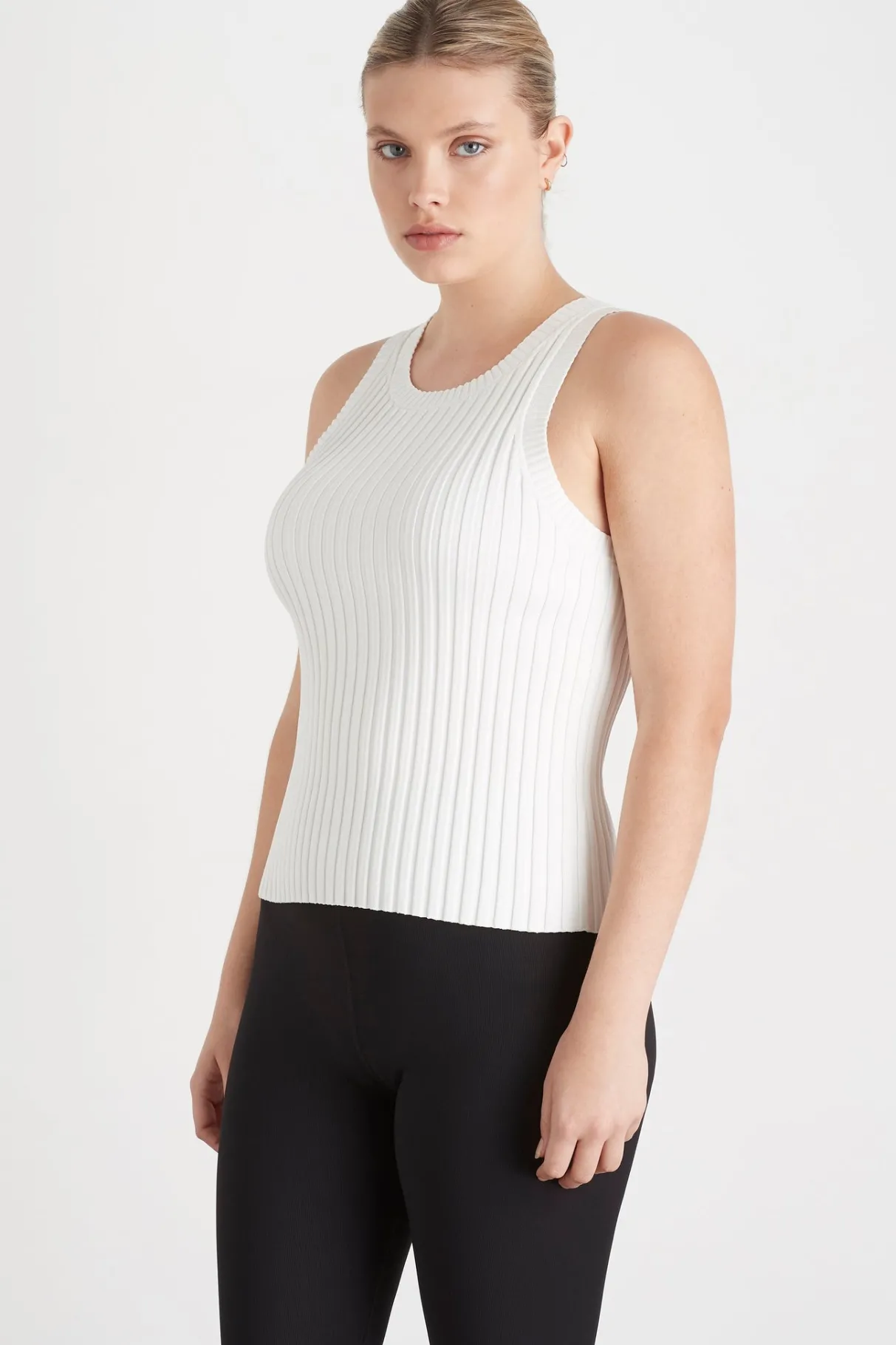 slim_knitted_tank__8-3.webp Sale Aje ATHLETICA Slim Knitted Tank 107 White