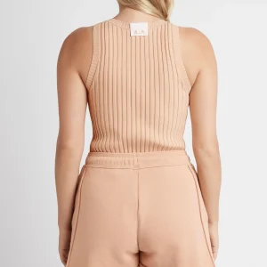 Outlet Aje ATHLETICA Slim Knitted Tank 107 Sand