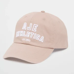 Best Sale Aje ATHLETICA Soft Stacked Sports Cap 901 Stone Beige/White