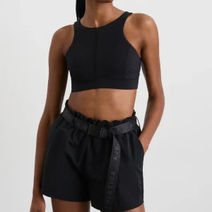 Flash Sale Aje ATHLETICA Spiderback Logo Mesh Bra 369 Black