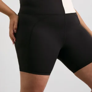 Discount Aje ATHLETICA Spliced Bike Short 633 Black Limestone Beige