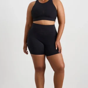 Discount Aje ATHLETICA Spliced Mesh Sports Bra 370 Black
