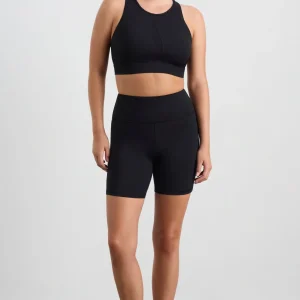 Discount Aje ATHLETICA Spliced Mesh Sports Bra 370 Black